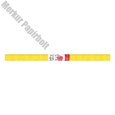 Krepp papír ICO Süni 50x200cm sárga