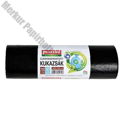 Szemeteszsák MAZZINI 200L újrahasznosított erős 10 darabos