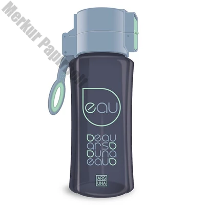 Kulacs ARS UNA műanyag BPA-mentes 450 ml sötétszürke-szürke
