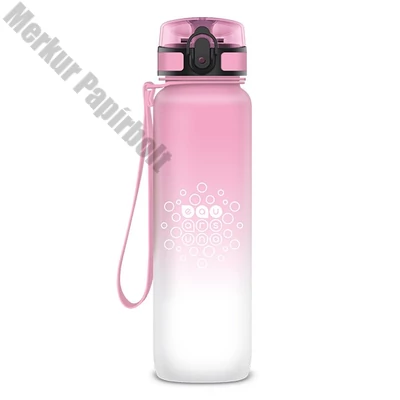 Kulacs ARS UNA műanyag matt BPA-mentes motivációs ombre 1000 ml Candy floss