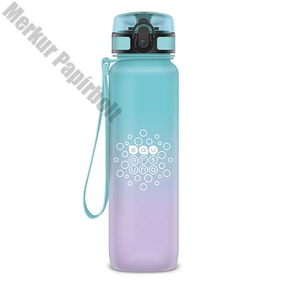 Kulacs ARS UNA műanyag matt BPA-mentes motivációs ombre 1000 ml Orchidea