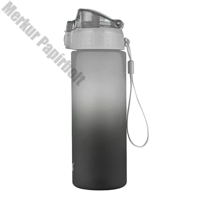 Kulacs OXY CLICK műanyag BPA-mentes 600 ml Ombre fekete-szürke