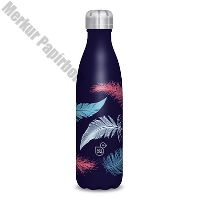 Kulacs duplafalú ARS UNA fém 500 ml Feather sötét