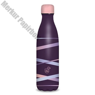 Kulacs duplafalú ARS UNA fém 500 ml Ribbon lila