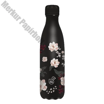 Kulacs duplafalú ARS UNA fém 500 ml Flowery Black