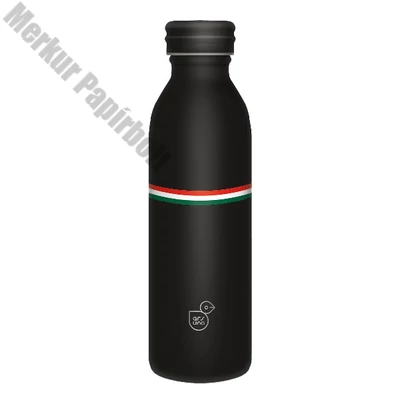 Kulacs duplafalú ARS UNA fém 600 ml Flag Black