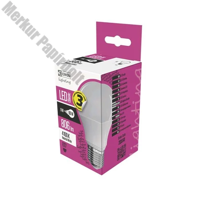 LED izzó EMOS E27 7W természetes fény 4000K