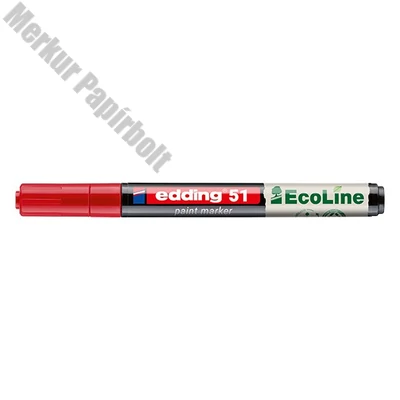 Lakkmarker EDDING 51 1-2 mm piros
