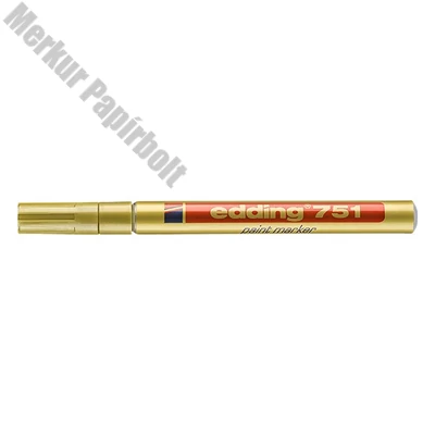 Lakkmarker EDDING 751 1-2mm arany