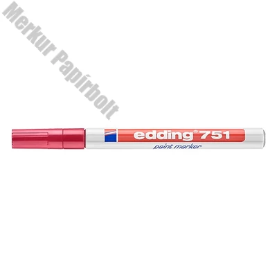 Lakkmarker EDDING 751 1-2mm piros