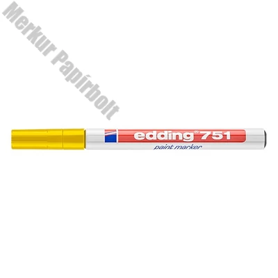 Lakkmarker EDDING 751 1-2mm sárga