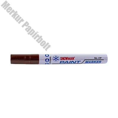 Lakkmarker SNOWMAN CP-12 4,5mm barna