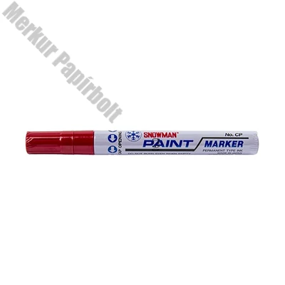 Lakkmarker SNOWMAN CP-12 4,5mm piros