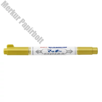 Lakkmarker kétvégű ZEBRA Mckie olajbázisú extra fine 0,7-1,2 mm arany
