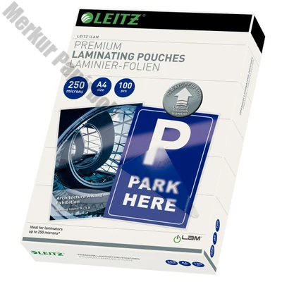 Lamináló fólia LEITZ A/4 250 mikron 100 íves fényes