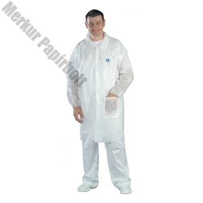 Látogató köpeny COVERGUARD PP fehér L