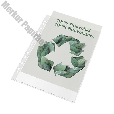Lefűzhető genotherm ESSELTE Recycled  A/4 70 mikron narancsos 100 darabos