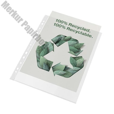 Lefűzhető genotherm ESSELTE Recycled  A/4 maxi 70 mikron narancsos 100 darabos