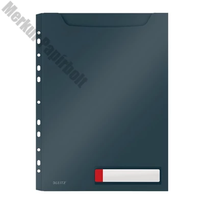 Lefűzhető genotherm LEITZ Cosy Privacy Jumbo A/4 200 mikron bársonyszürke 3 darabos
