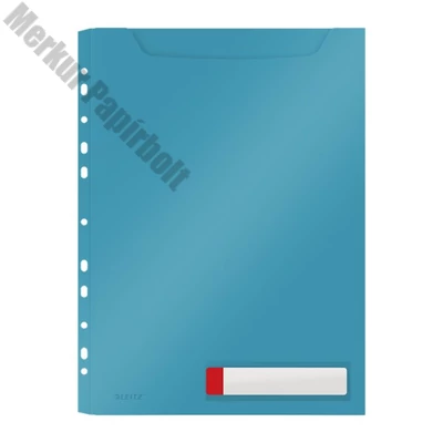 Lefűzhető genotherm LEITZ Cosy Privacy Jumbo A/4 200 mikron nyugodtkék 3 darabos