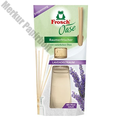 Légfrissítő FROSCH Oase levendula pálcikás 90ml