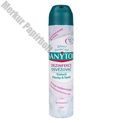 Légfrissítő fertőtlenítő SANYTOL virág illatú 300 ml