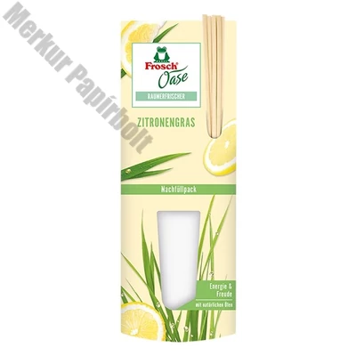 Légfrissítő utántöltő FROSCH Oase citromfűvel pálcikás 90ml
