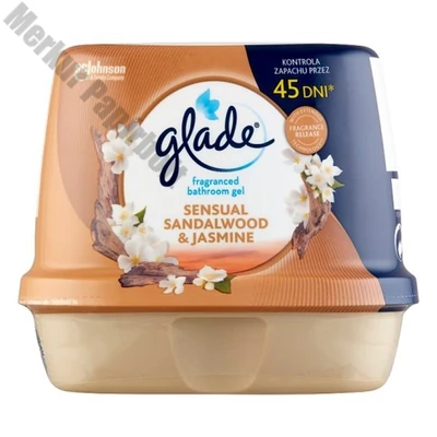 Légfrissítő zselé GLADE Bathroom Szantálfa & Jázmin 180 g