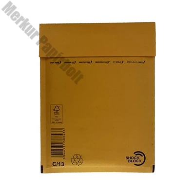 Légpárnás tasak No13/W3 szilikonos barna 150x215mm