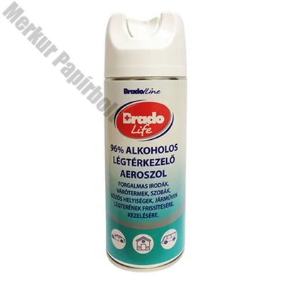 Légtérkezelő BRADOLIFE 96% alkoholos spray 200ml