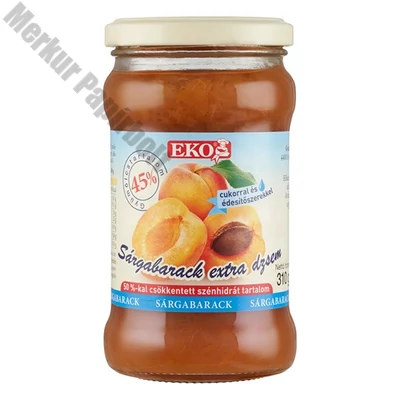 Lekvár EKO Nagymama lekvárja sárgabarck csökkentett szénhidrát tartalmú 310 g