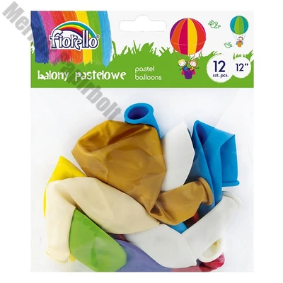 Lufi FIORELLO 12" 12 darabos pasztell színek