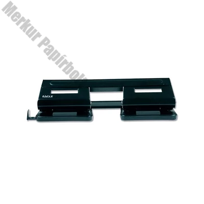 Lyukasztó EAGLE 9401 4 lyukú fém 15 lap fekete
