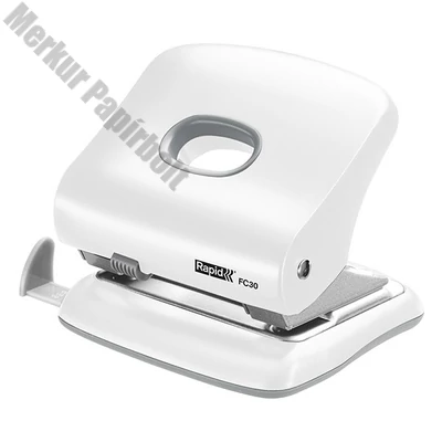 Lyukasztó RAPID FC30 asztali 30 lap kapacitás fehér