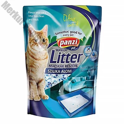 Macskaalom PANZI silica natúr 3,8 l
