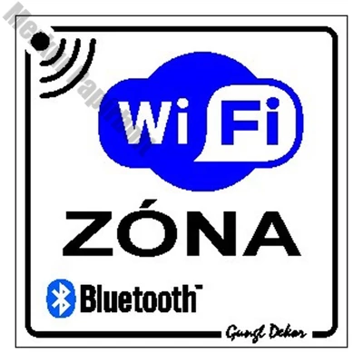 Matrica WI-FI zóna fehér "B"