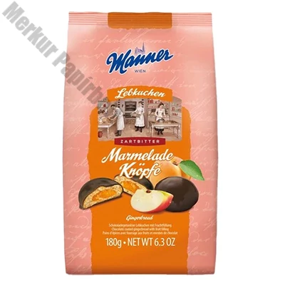 Mézeskalács MANNER Knöpfe barackos puszedli 180 g