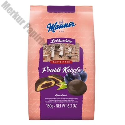 Mézeskalács MANNER Knöpfe szilvás puszedli 180 g