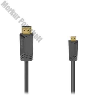 Monitor kábel HAMA High Speed HDMI/Micro HDMI ethernettel 1,5m