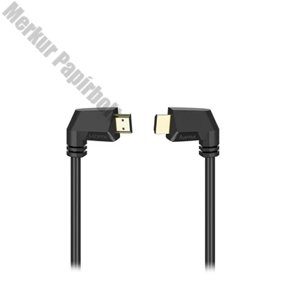 Monitor kábel HAMA High Speed HDMI 90 fok ethernettel 1,5m