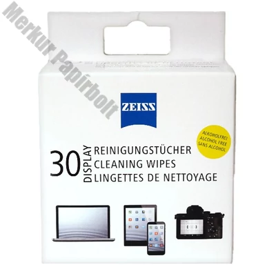 Monitor törlőkendő ZEISS nedves 30 darab/doboz