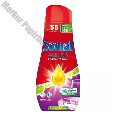 Mosogatógép gél SOMAT Allin1 Lemon 990ml