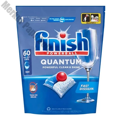 Mosogatógép tabletta FINISH Quantum Regular 60 darabos