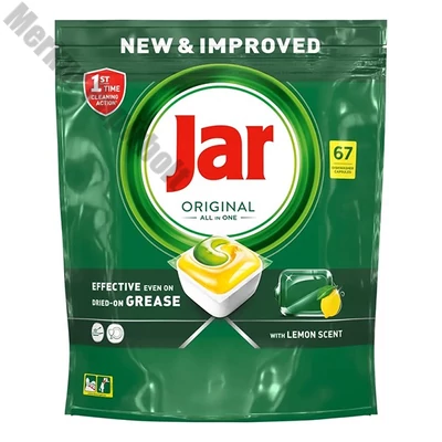 Mosogatógép tabletta JAR Original Lemon 67 darab/doboz