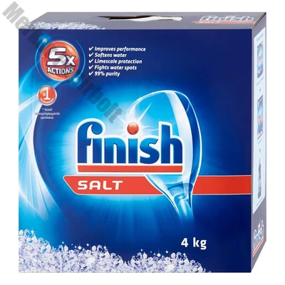 Mosogatógép vízlágyító só FINISH 4 kg