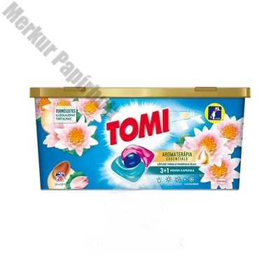 Mosókapszula TOMI Lotus Universal fehér- és világos ruhákhoz 26 db