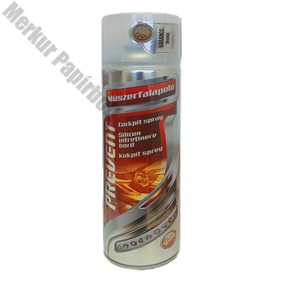 Műszerfalápoló PREVENT szilikonmentes narancs 500 ml