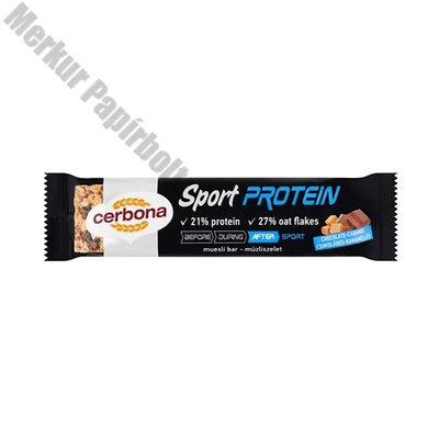 Müzliszelet CERBONA Protein csokoládés-karamellás 35 g