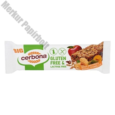 Müzliszelet CERBONA gluténmentes magvas-gyümölcsös 35 g