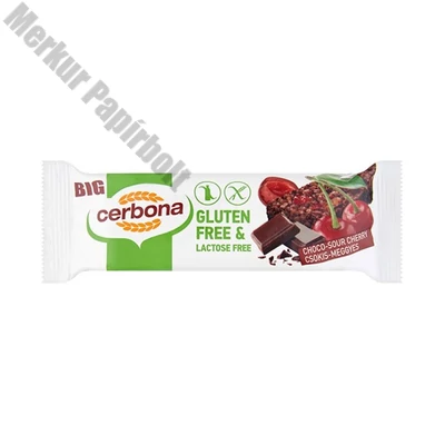 Müzliszelet CERBONA gluténmentes meggyes-csokoládés 35 g
